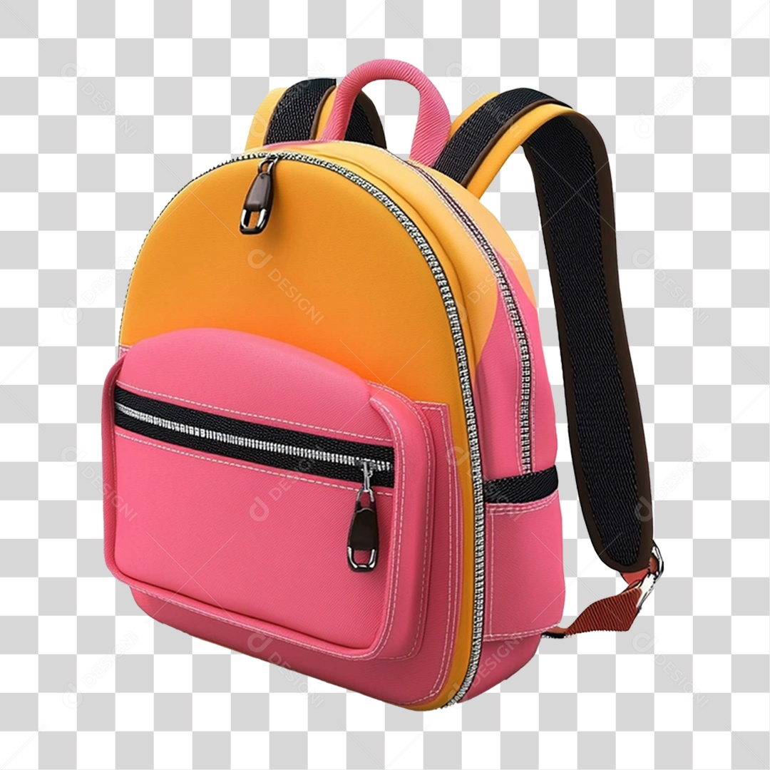 Bolsa Escolar PNG Transparente