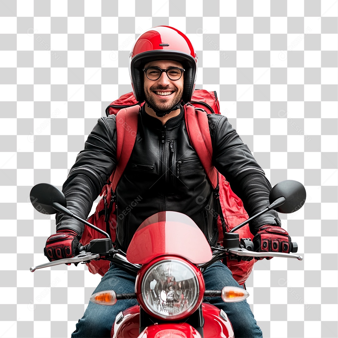 Motoboy Entregas PNG Transparente