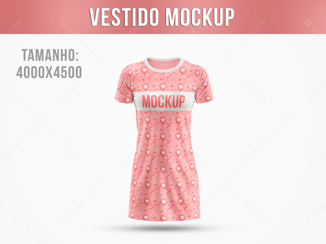 Vestido Mockup PSD Editável