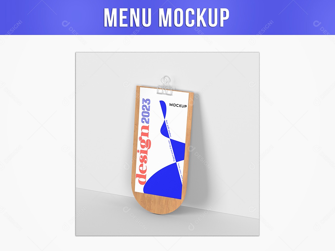 Menu Mockup PSD Editável