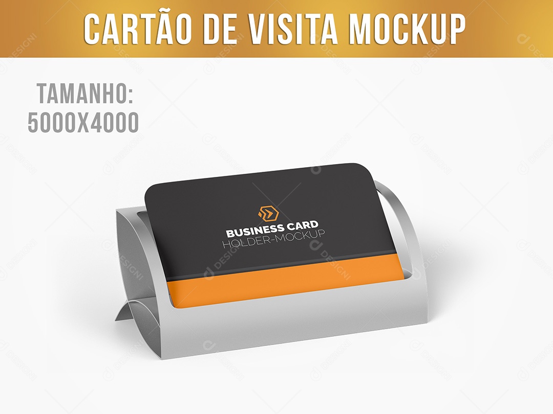 Cartão de Visita Mockup PSD Editável