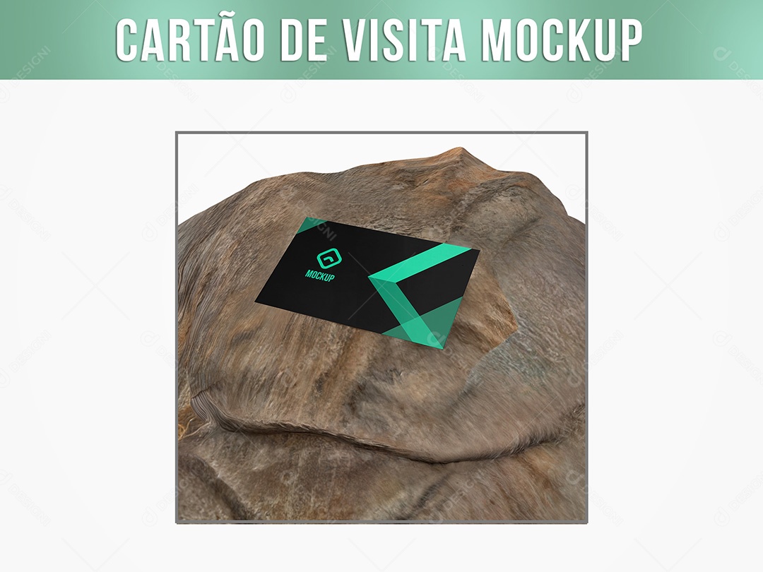 Cartão de Visita Mockup PSD Editável