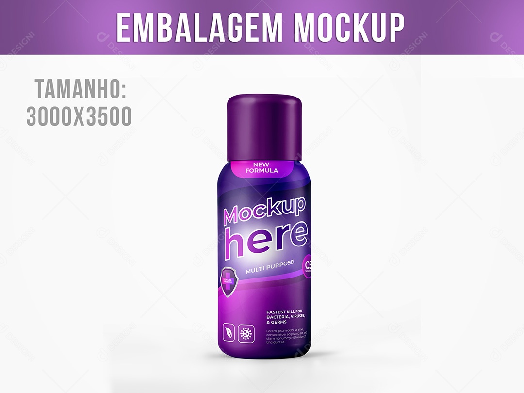 Embalagem Mockup PSD Editável