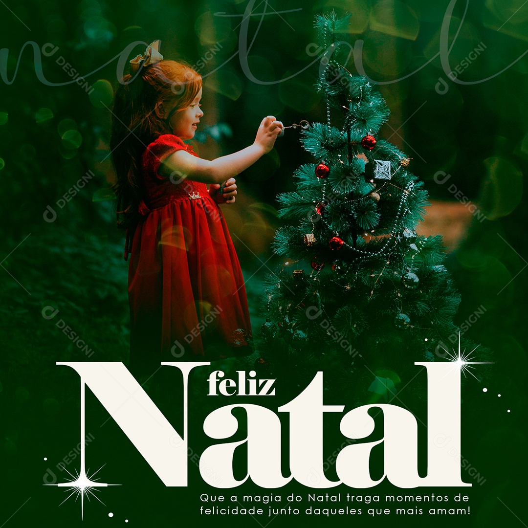 Story Feliz Natal 25 de Dezembro Social Media PSD Editável