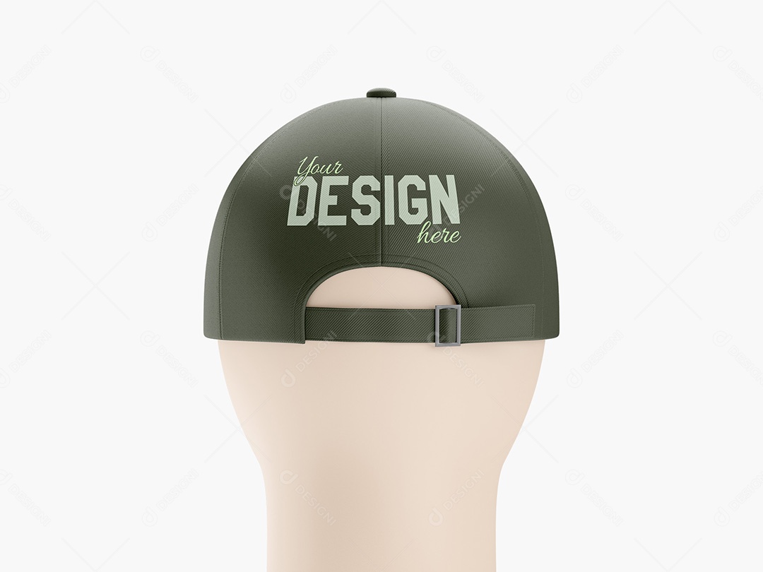 Boné com Manequim Mockup PSD Editável
