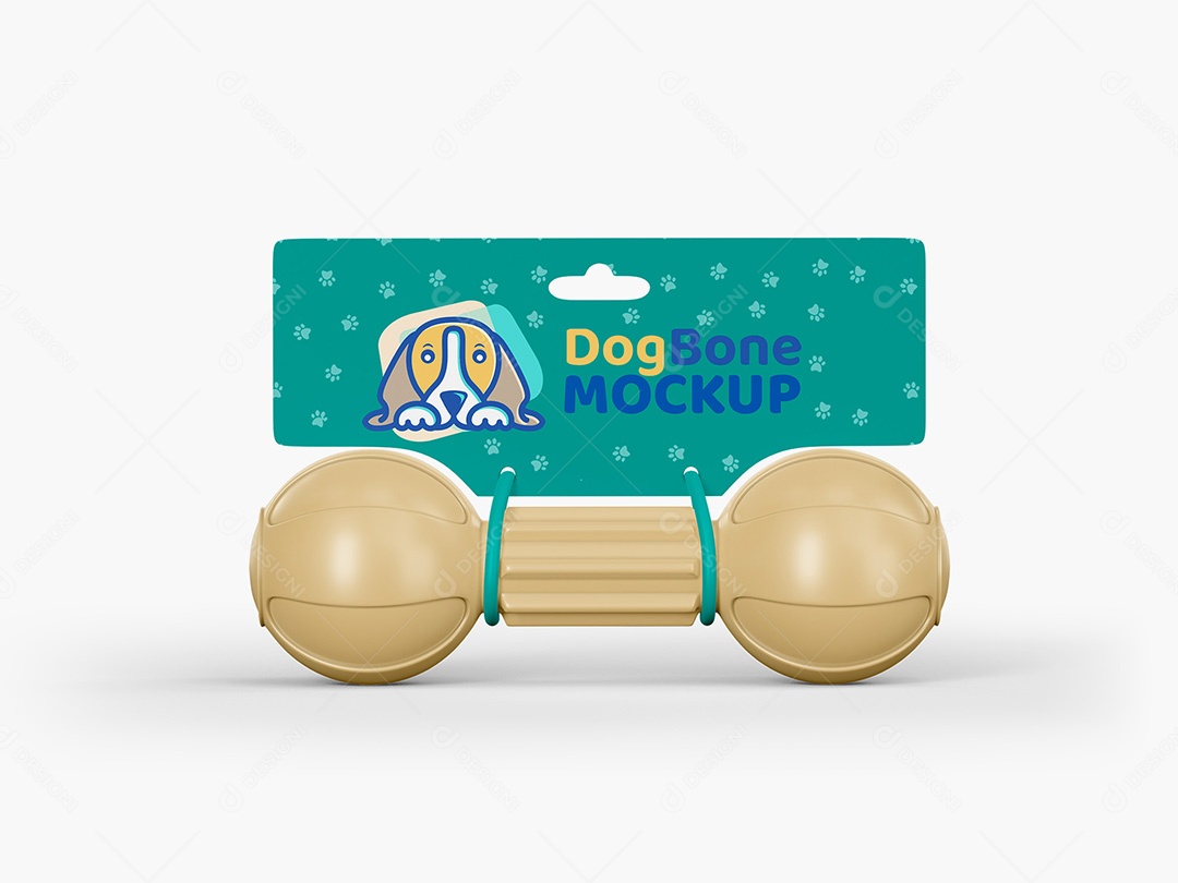 Brinquedo de Osso Mockup PSD Editável