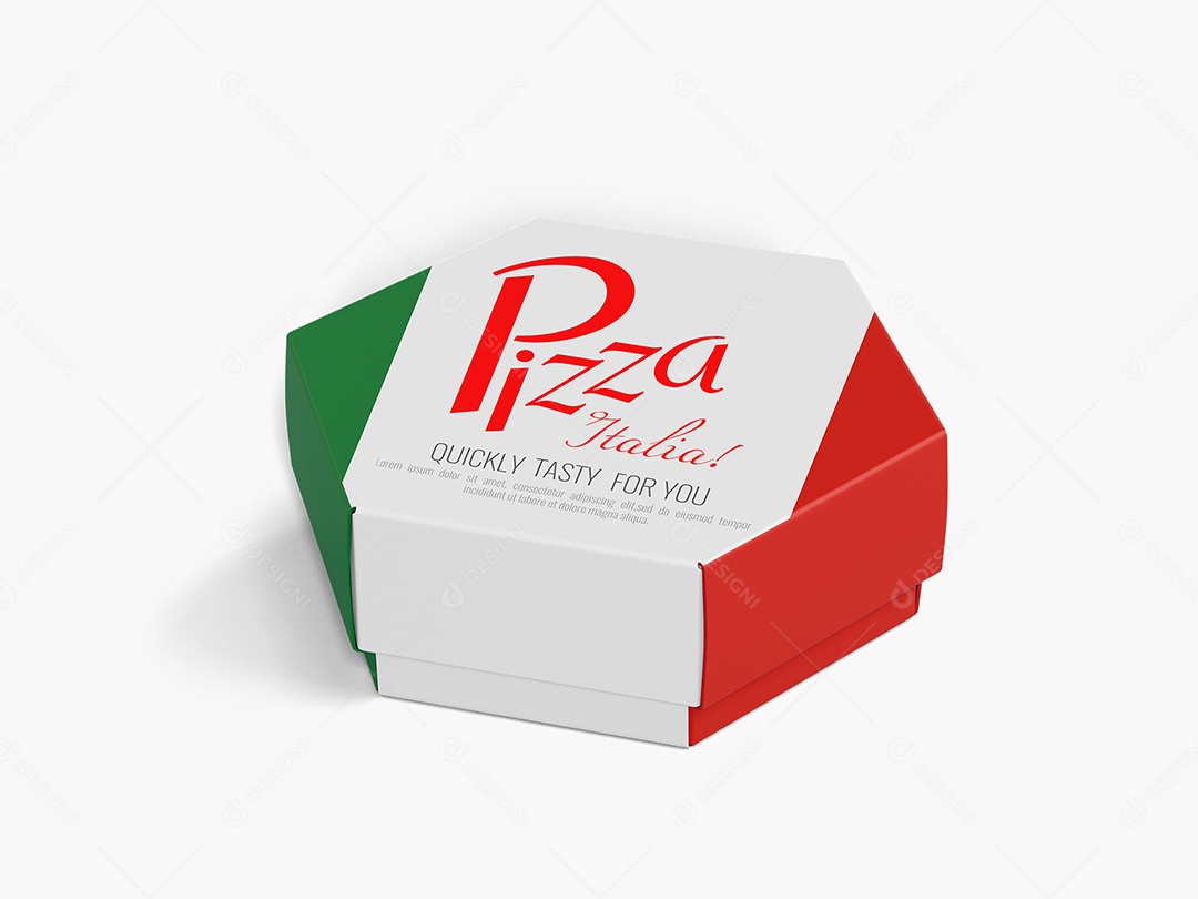 Caixa Mockup PSD Editável