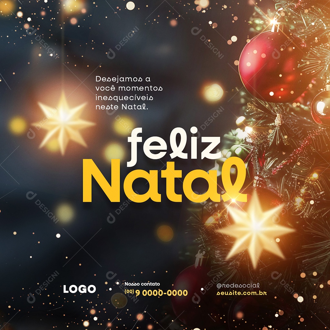 Merry Christmas 25 December Social Media PSD Editable