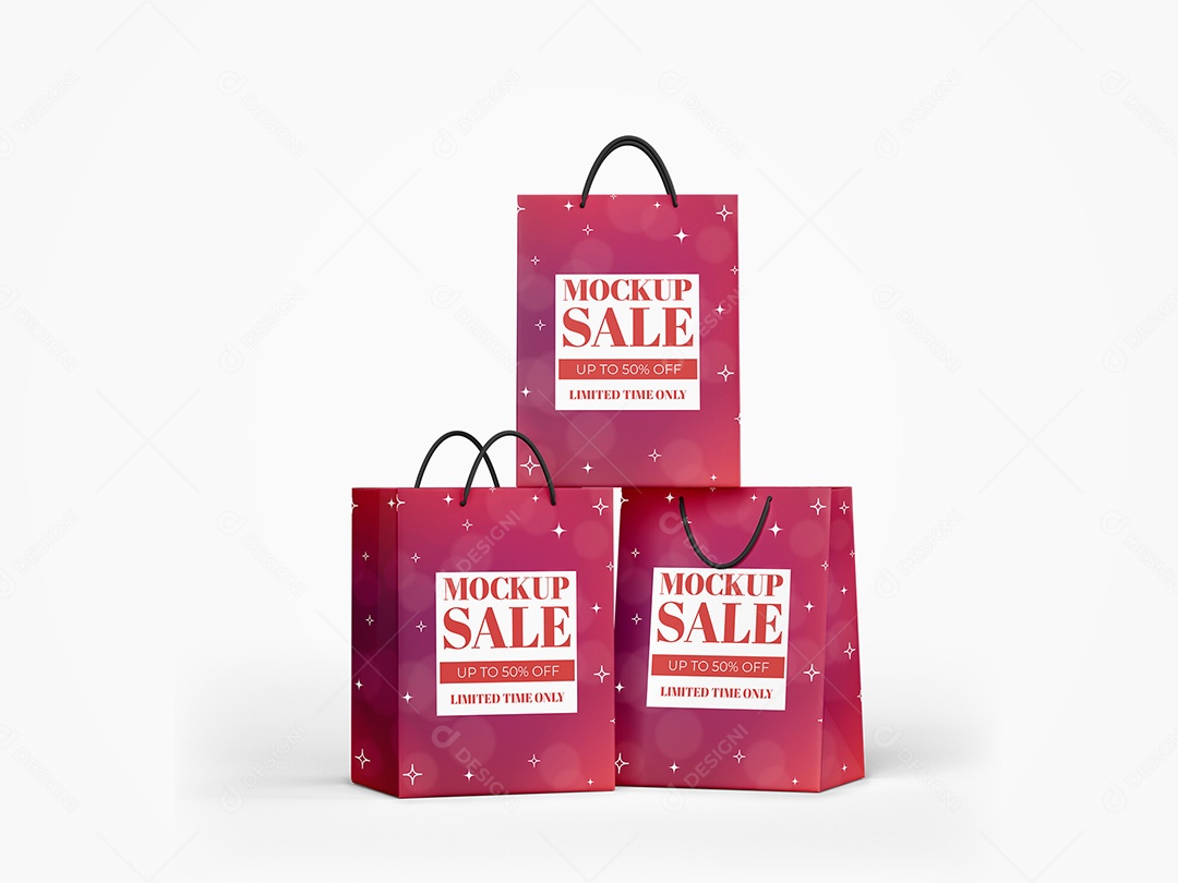 Sacola de Compra Mockup PSD Editável