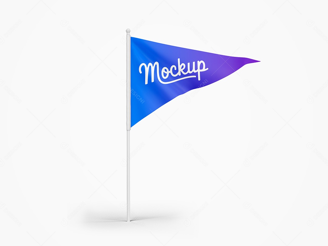 Bandeira Mockup PSD Editável