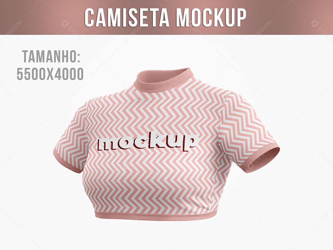 Camiseta Mockup PSD Editável