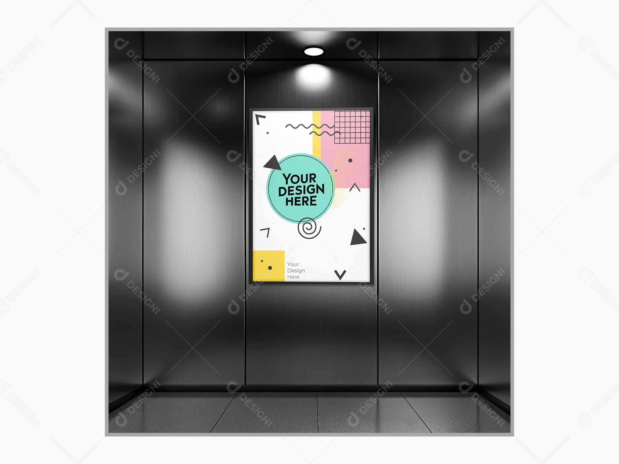 Quadro Mockup PSD Editável