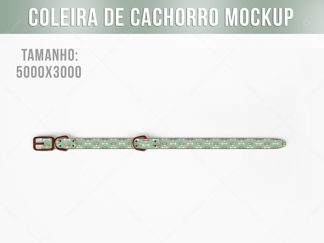 Coleira de Cachorro PSD Editável