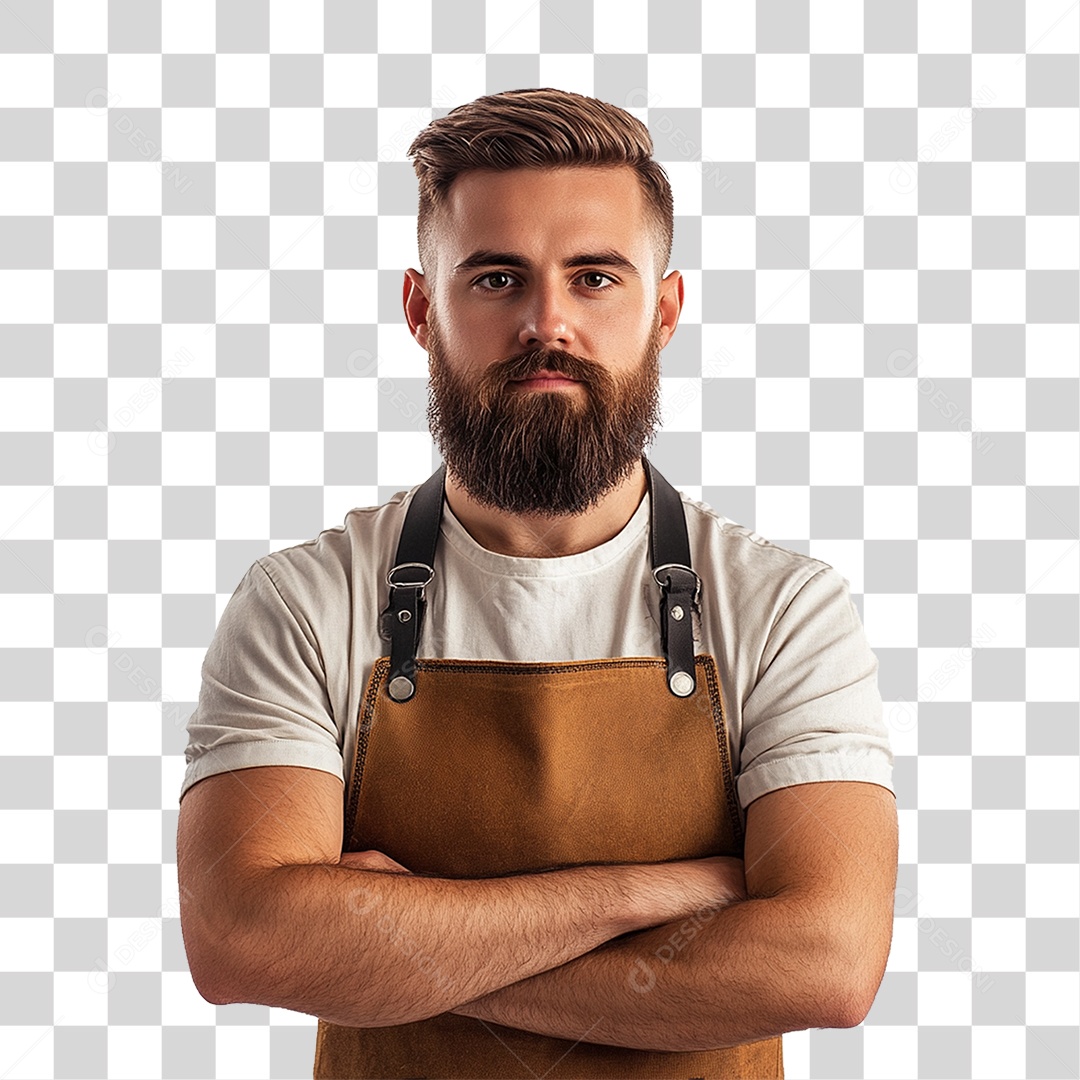 Homem Cabelereiro PNG Transparente