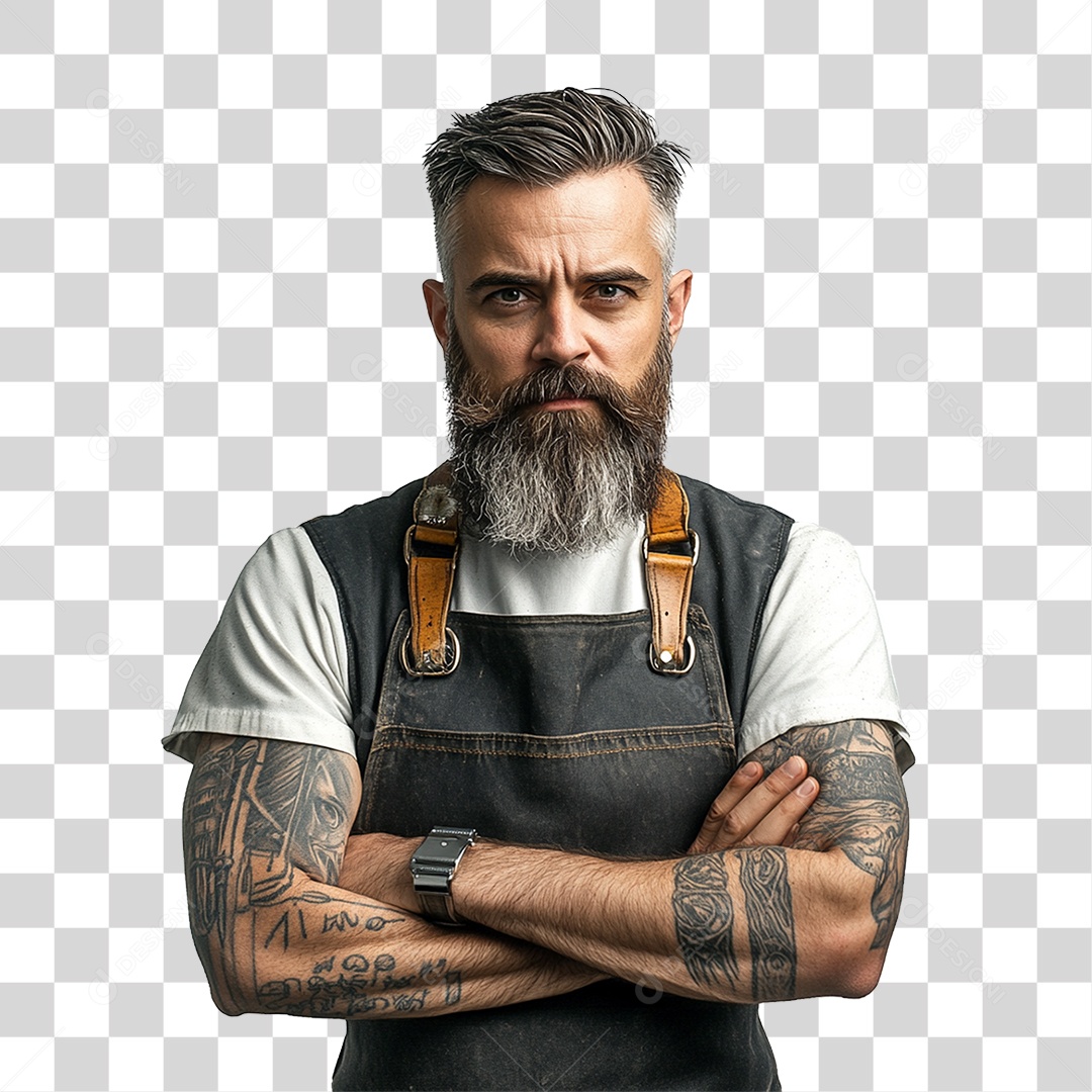 Homem Cabelereiro PNG Transparente