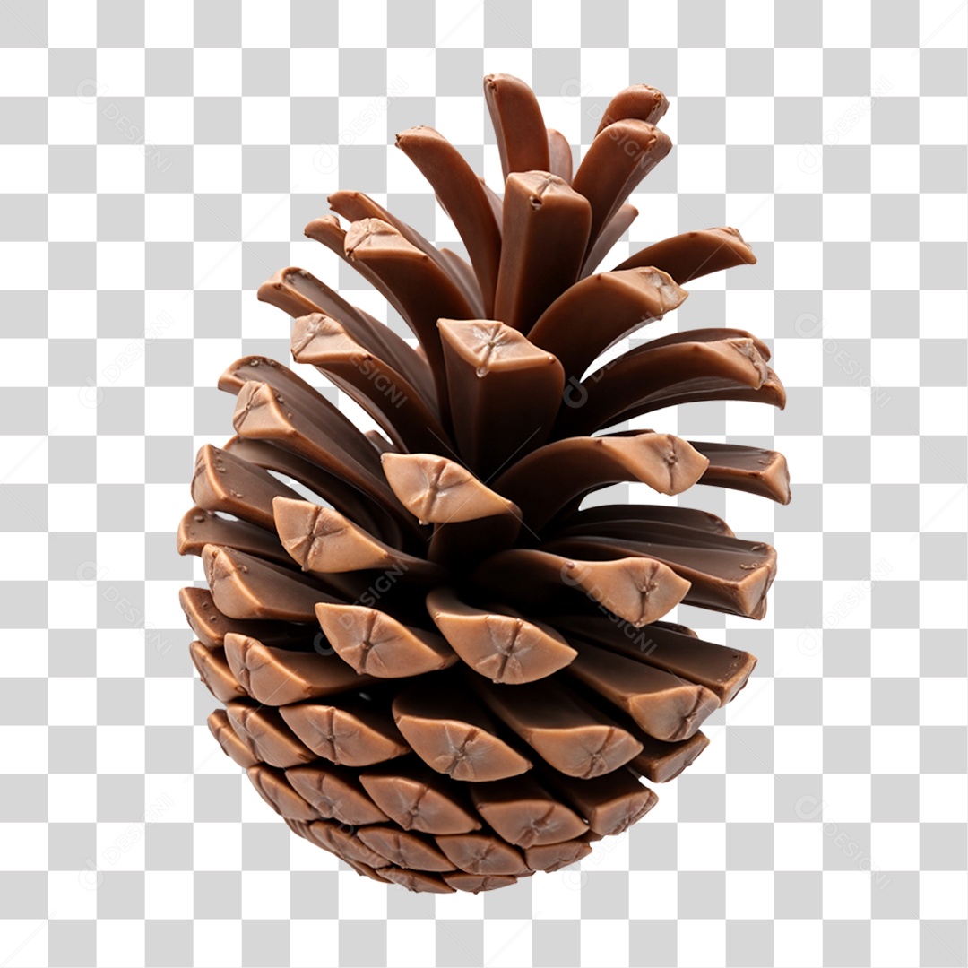 Pinha de Enfeite Decoração PNG Transparente