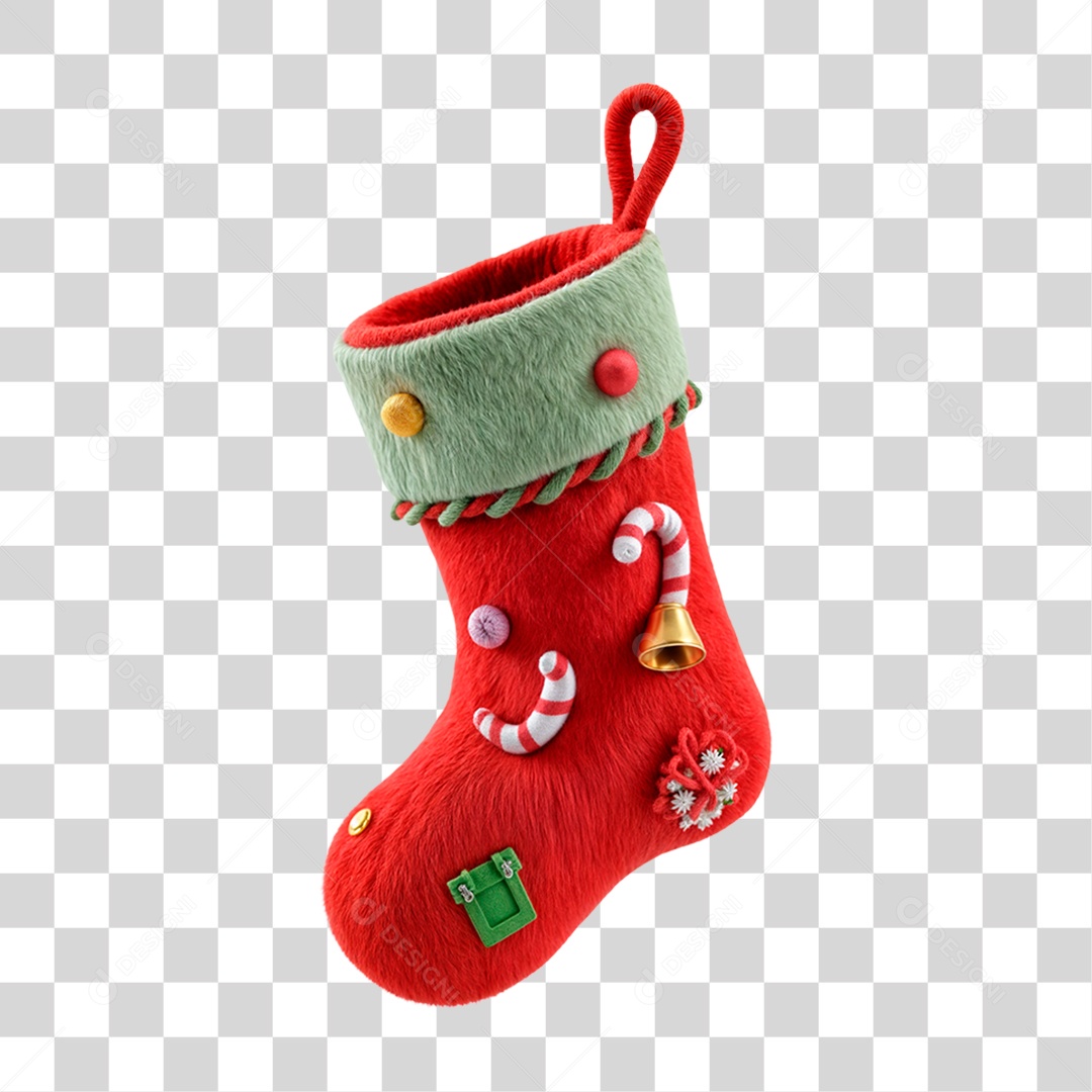 Bota de Enfeite Decoração PNG Transparente