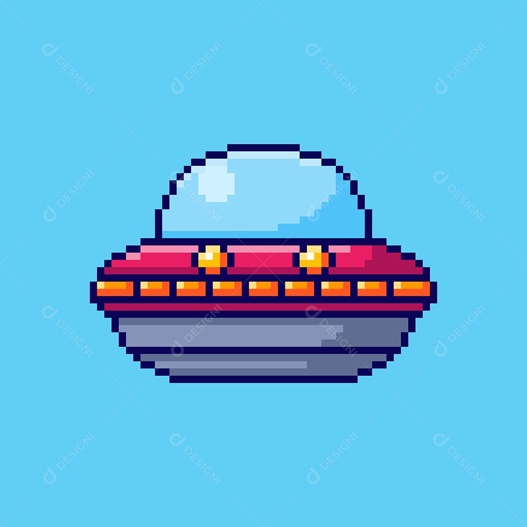 Ovni Nave Espacial Vetor EPS