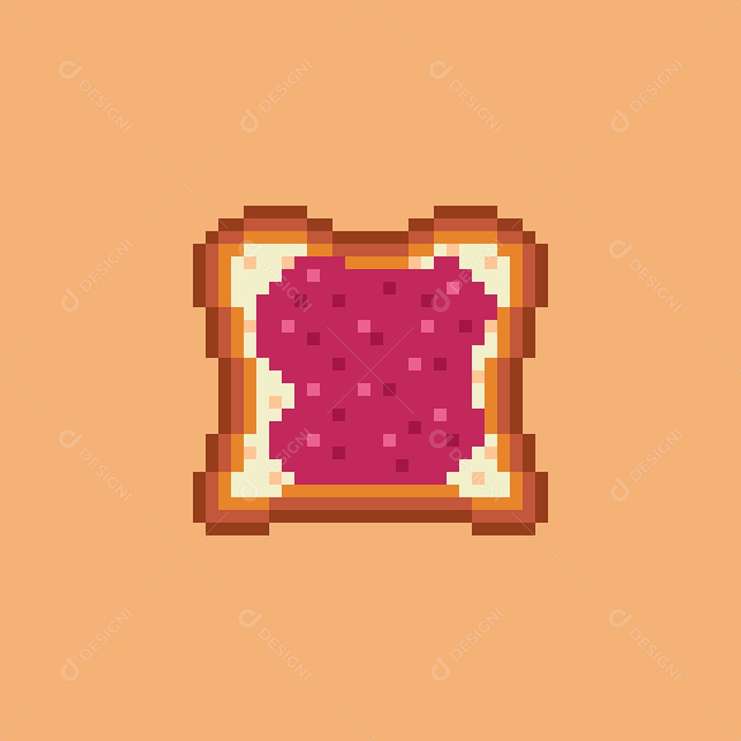 Pão de Geleia Vetor EPS