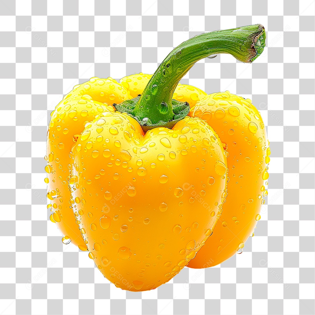 Pimentão Amarelo PNG Transparente