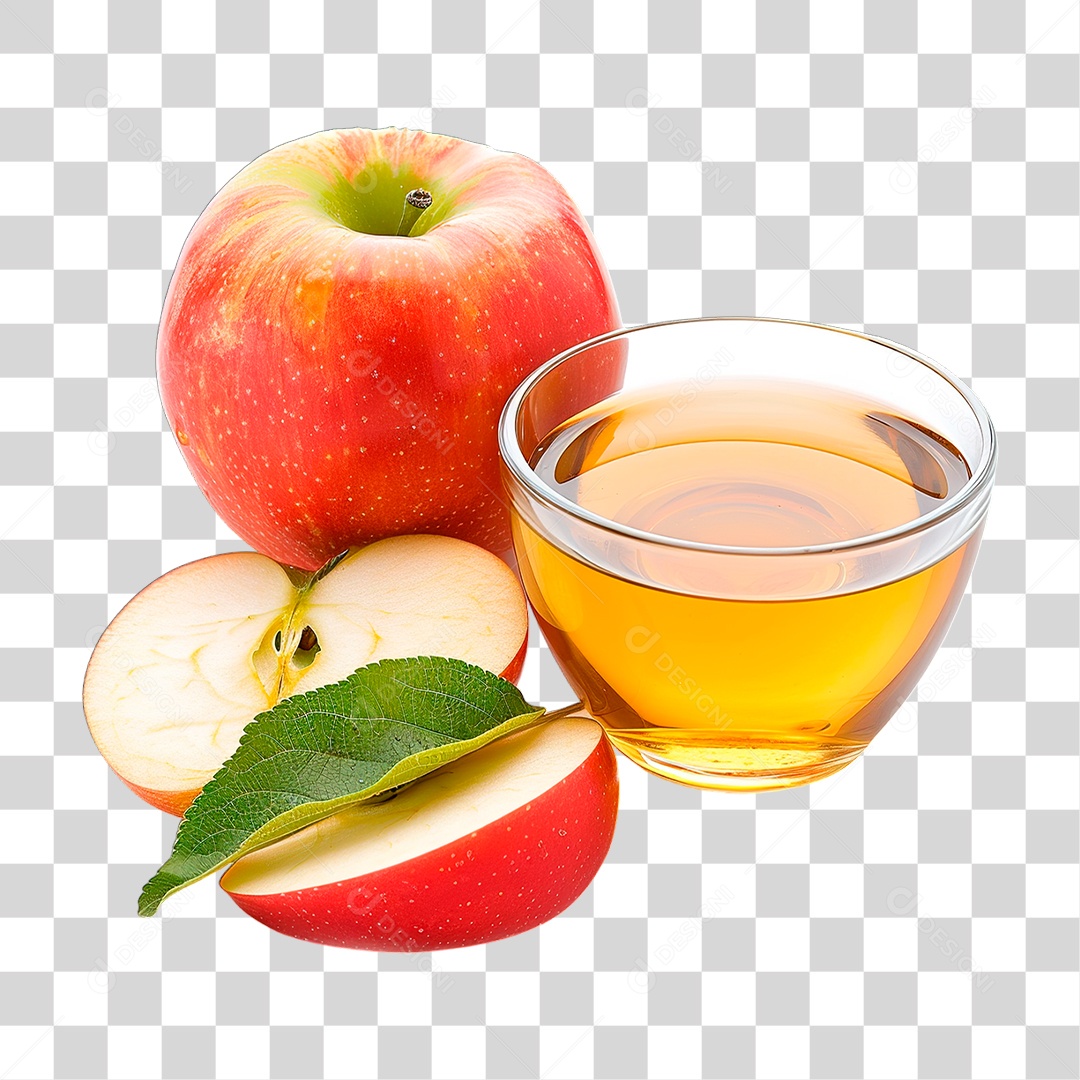 Suco de Maçã PNG Transparente
