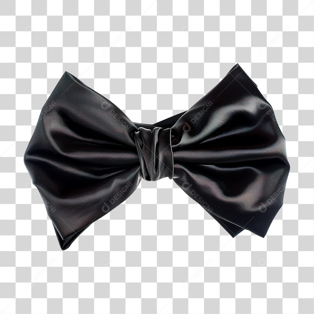 Laço Preto PNG Transparente