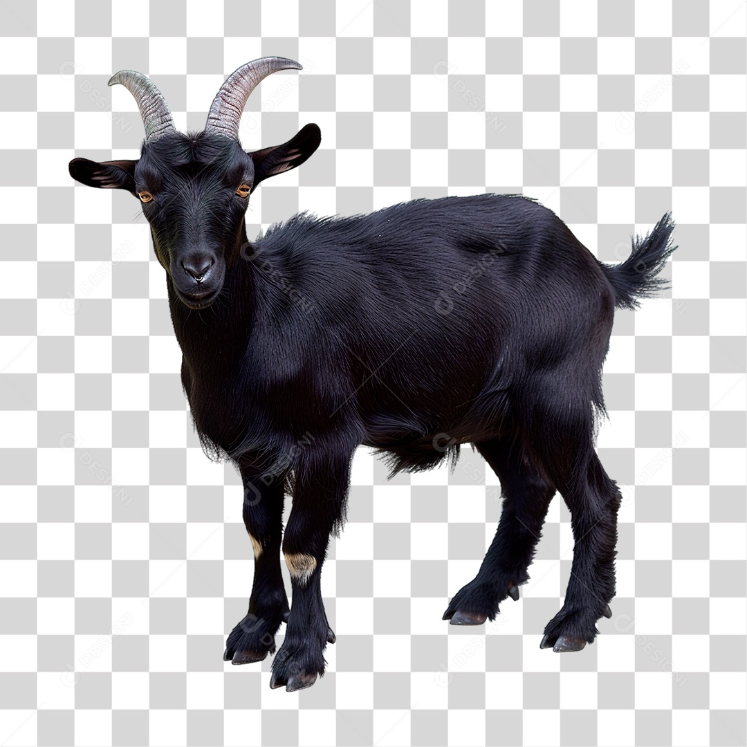 Cabra Preta PNG Transparente