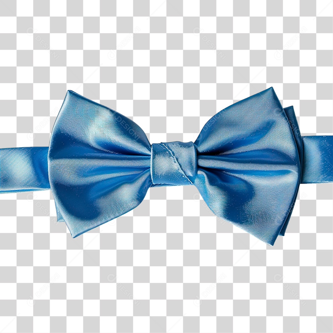 Laço Azul PNG Transparente