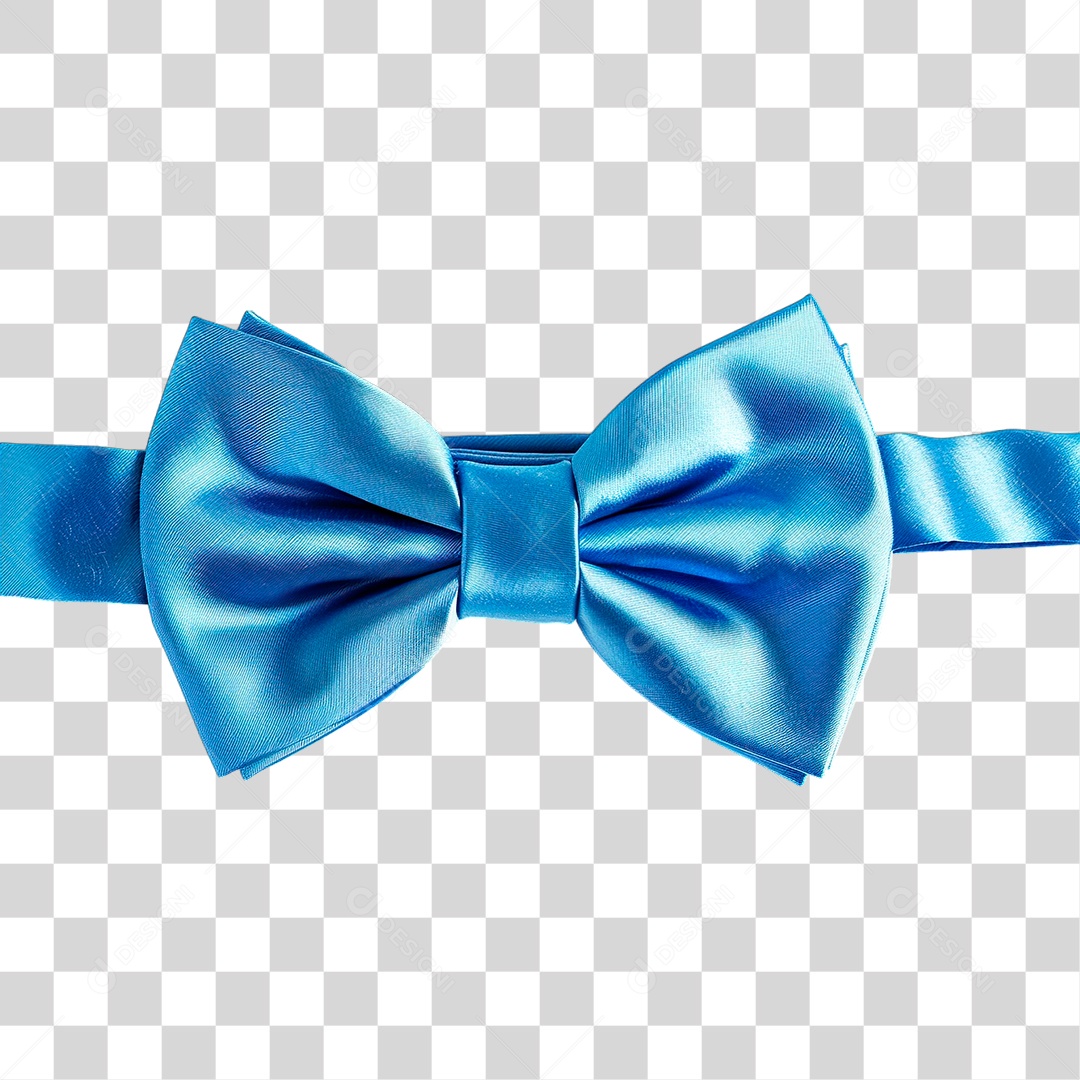 Laço Azul PNG Transparente