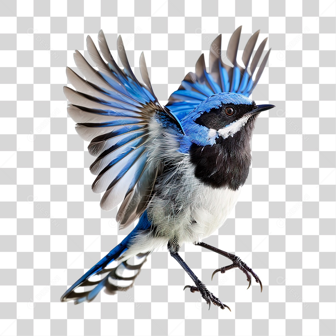 Pássaro Azul PNG Transparente