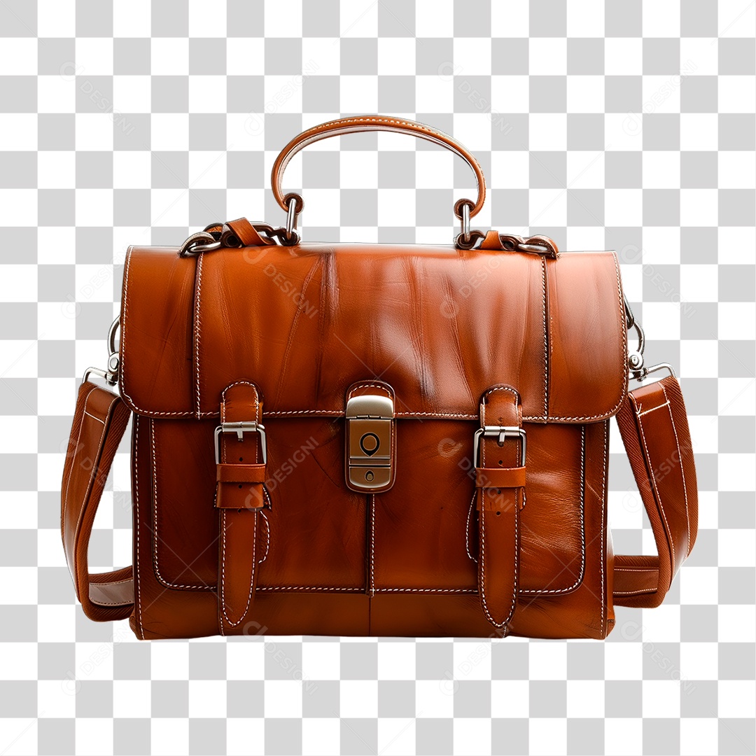 Bolsa de Couro PNG Transparente