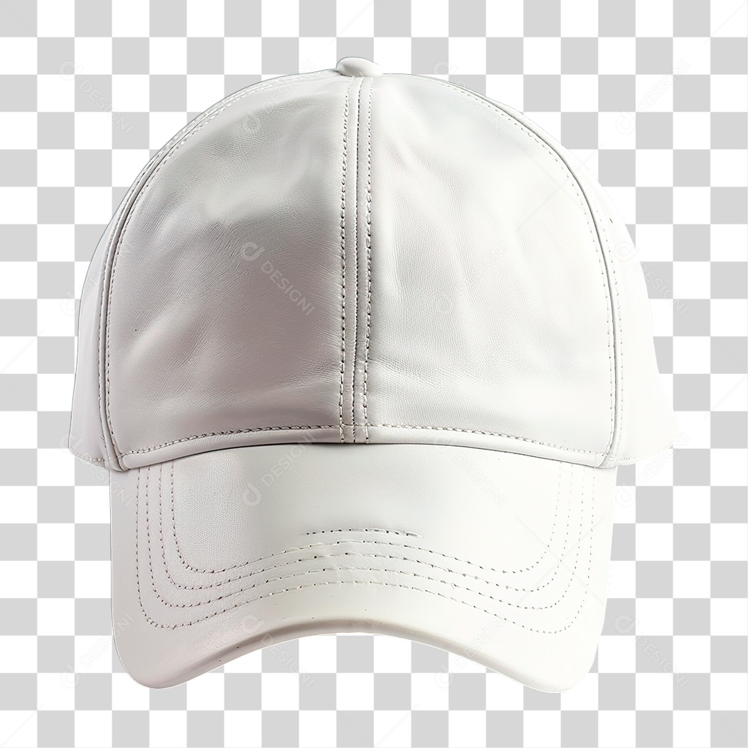 Boné Branco PNG Transparente