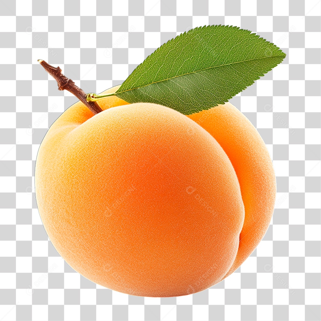 Fruta Pêssego PNG Transparente