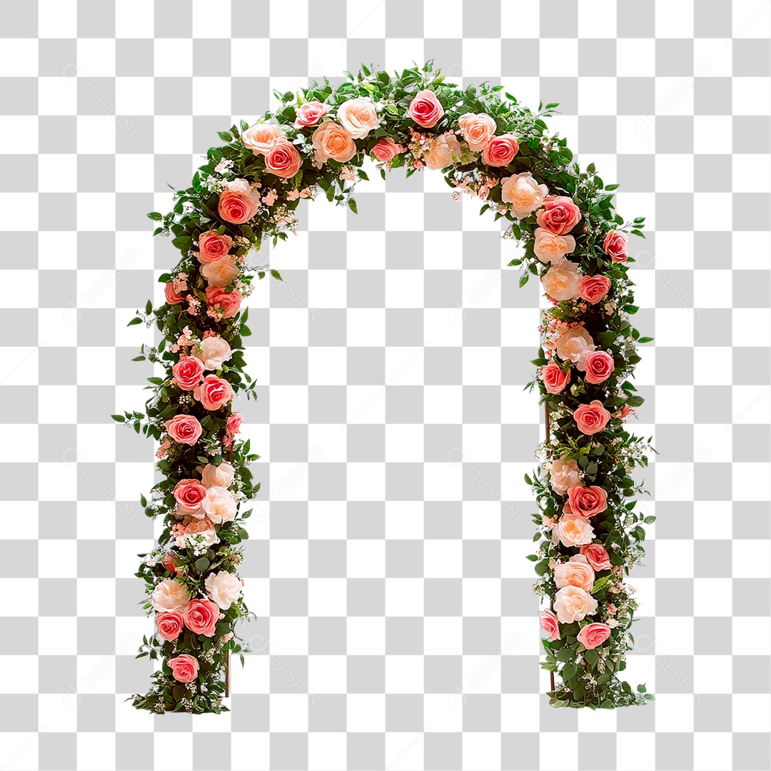 Arco de Flores PNG Transparente