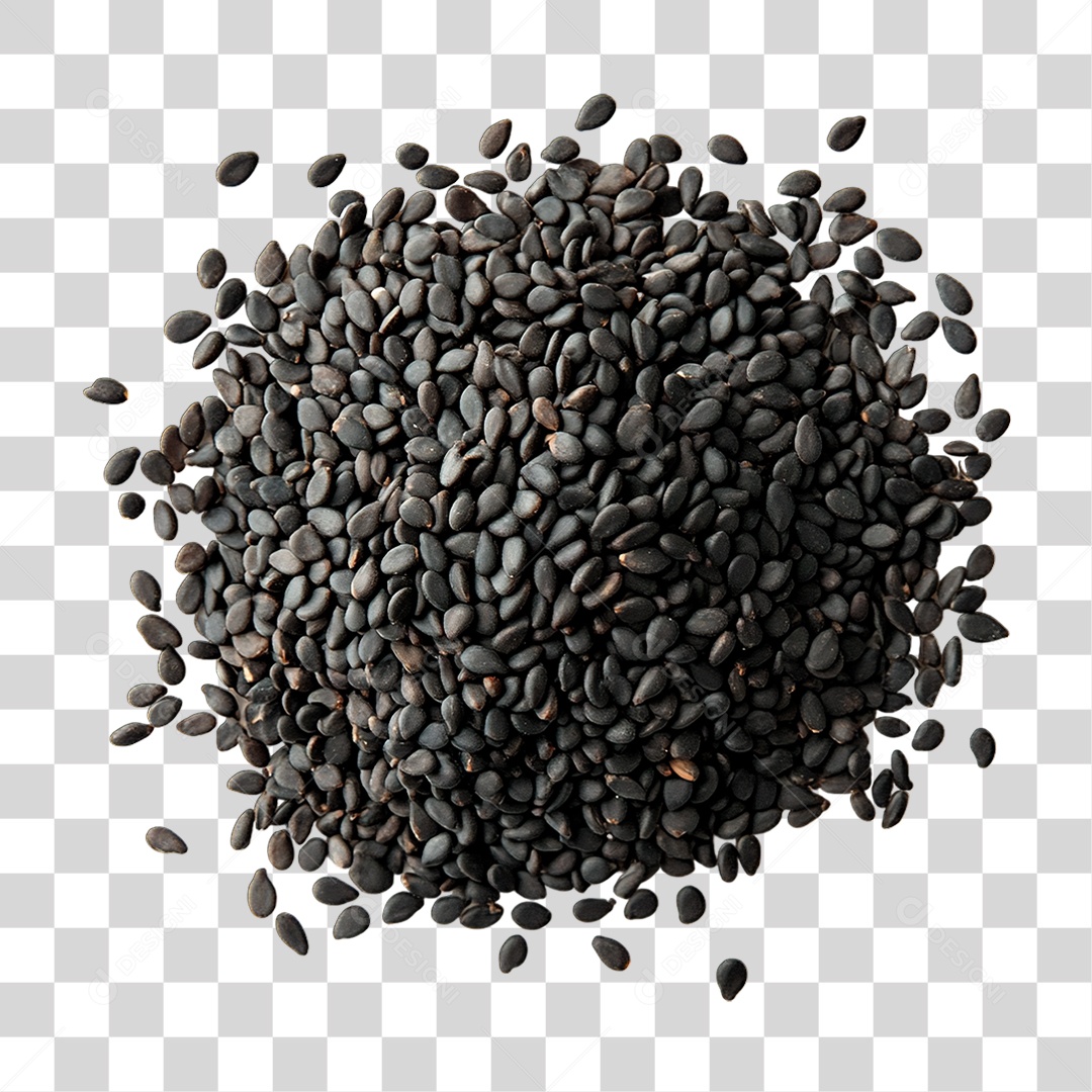 Semente Preta PNG Transparente