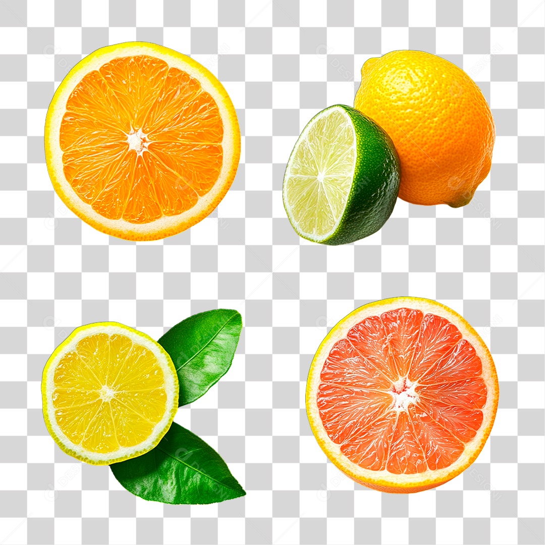 Laranja Limão PNG Transparente