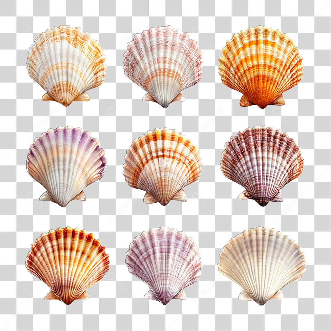 Conchas PNG Transparente