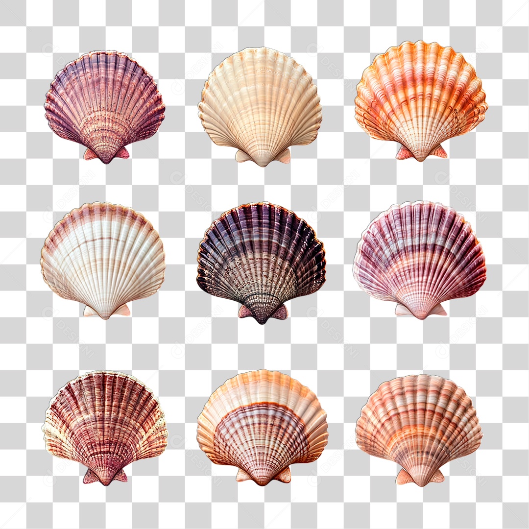 Conchas PNG Transparente