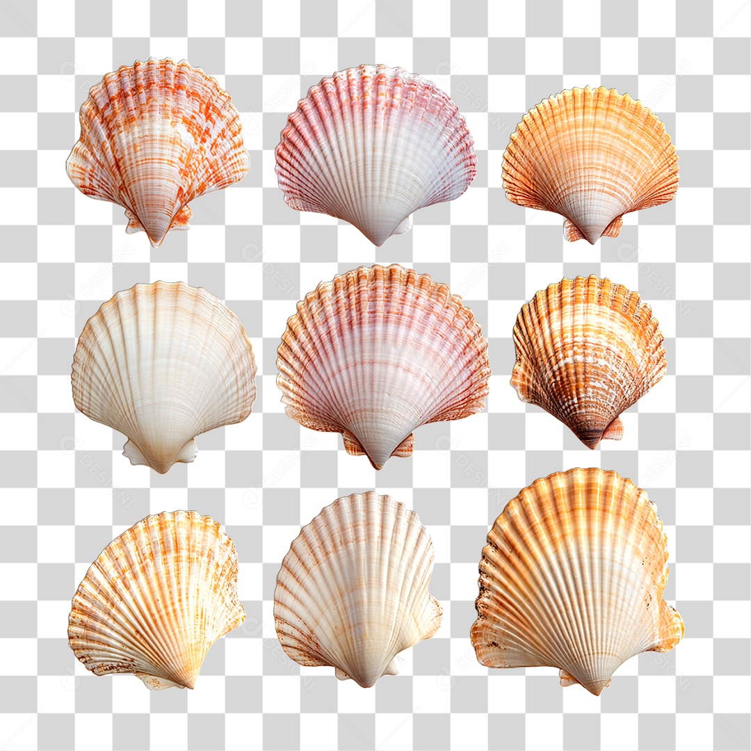 Conchas PNG Transparente