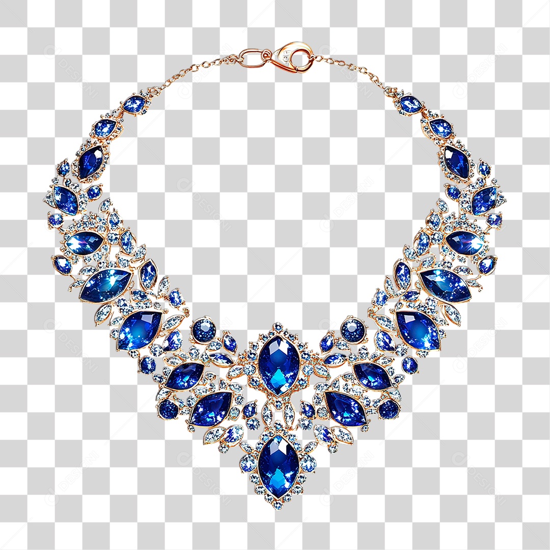 Colar de Diamante PNG Transparente