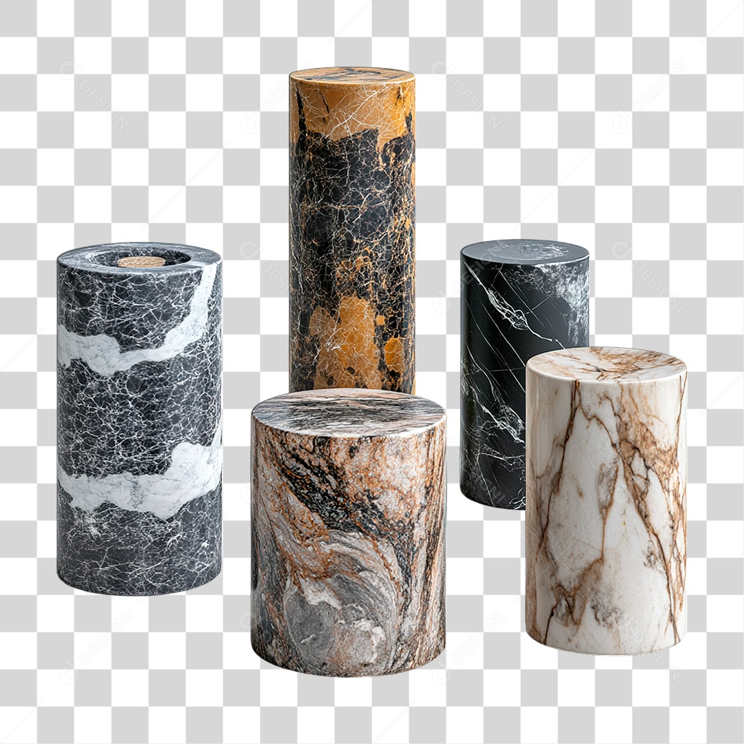 Pilar de Mármore PNG Transparente