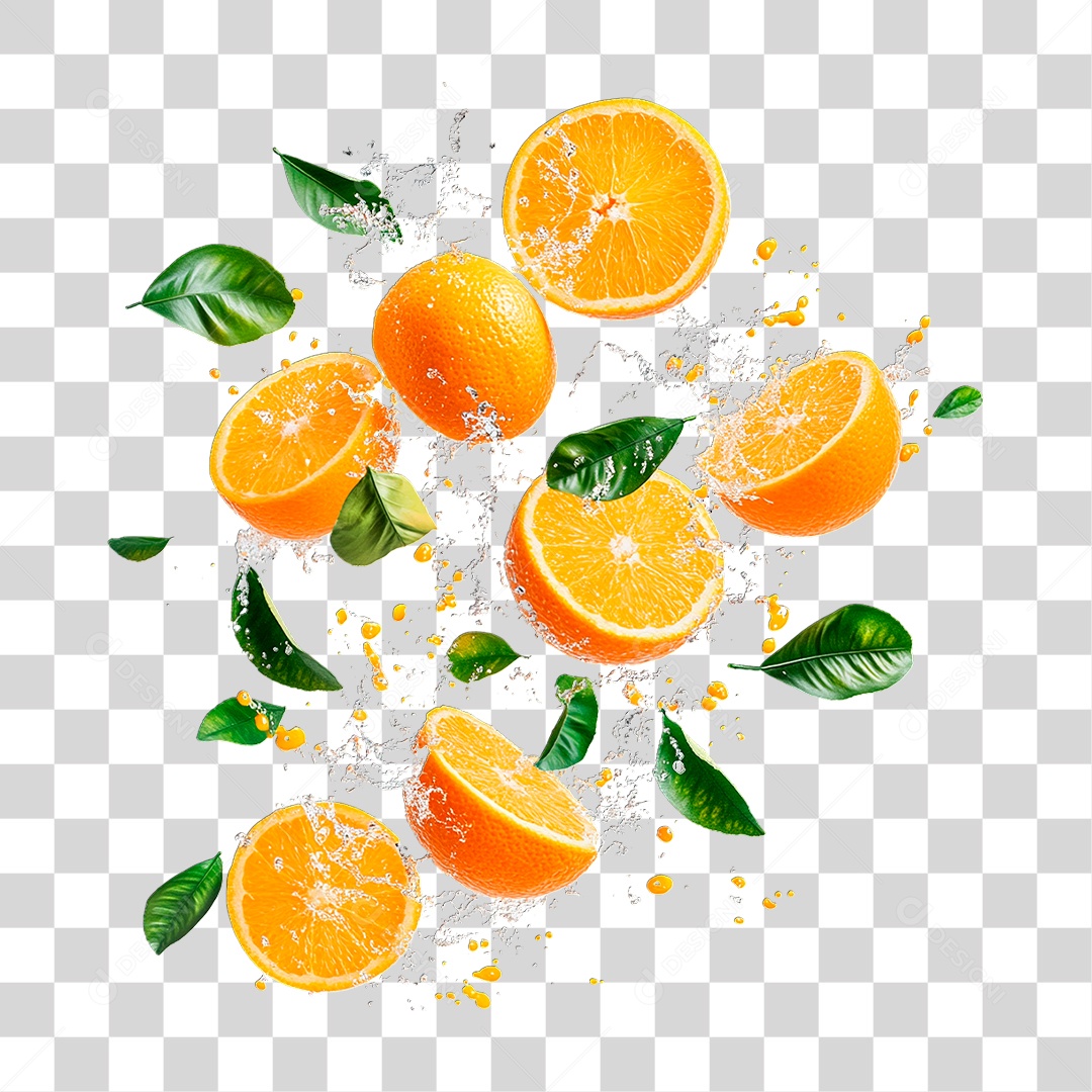 Laranja PNG Transparente