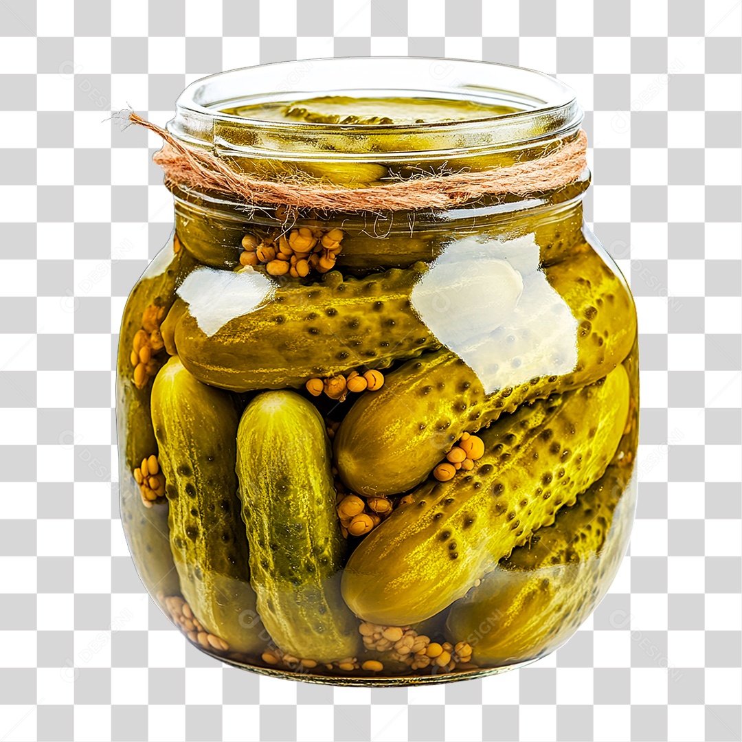 Pote de Picles PNG Transparente