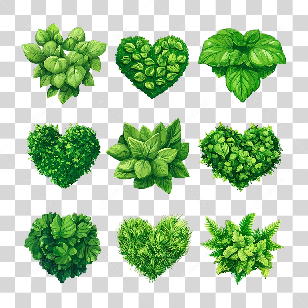 Folha Verde PNG Transparente