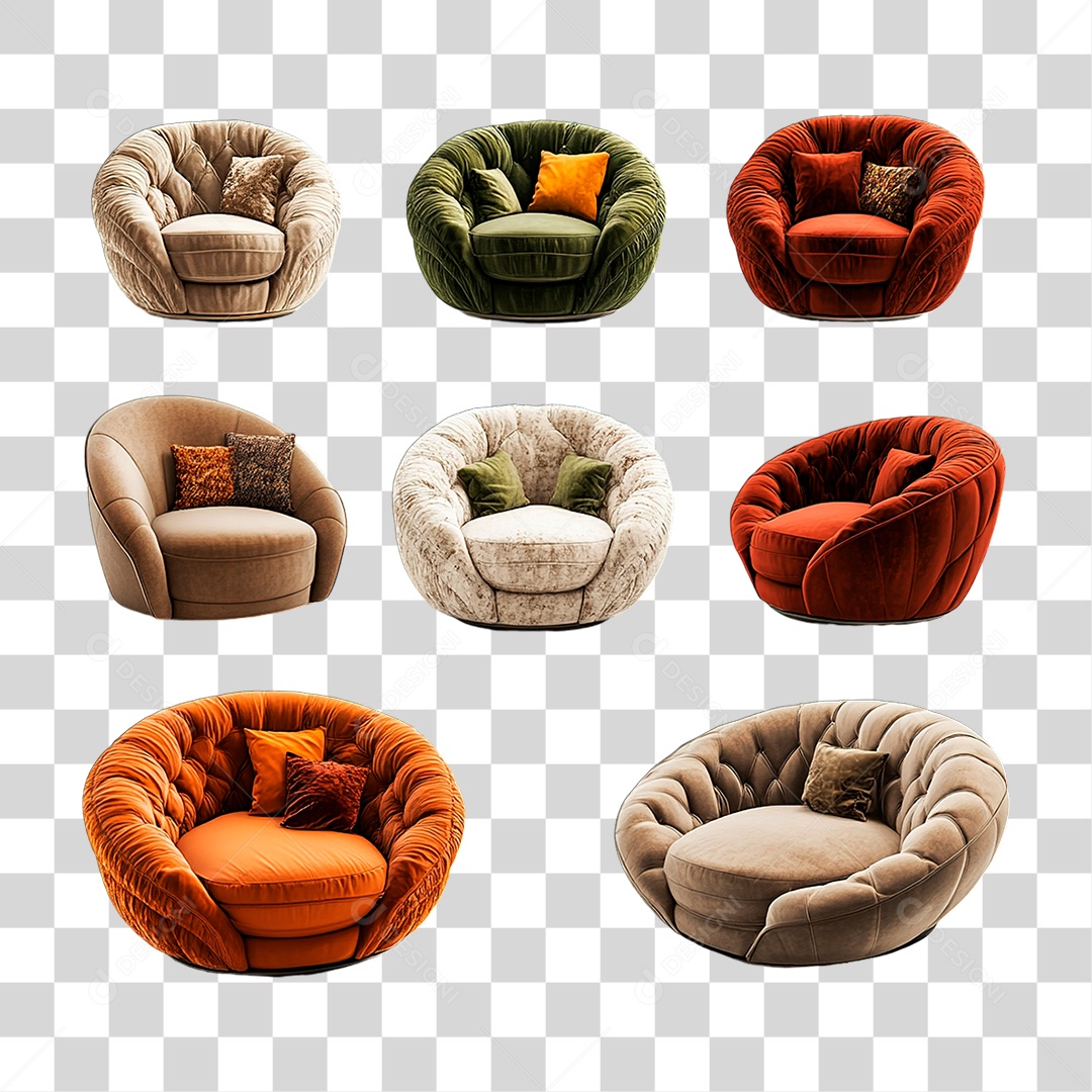 Poltrona PNG Transparente