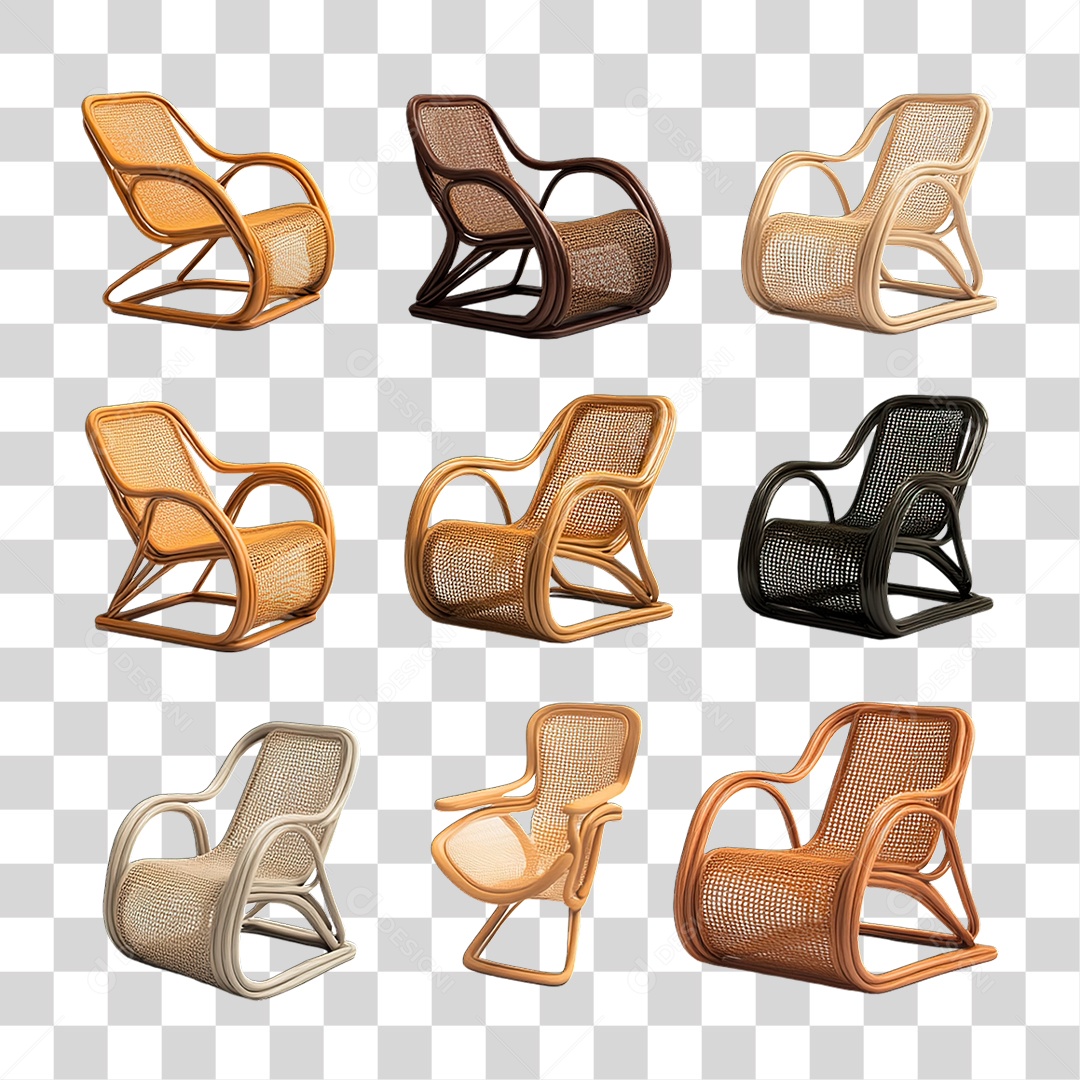 Cadeira de Balanço PNG Transparente