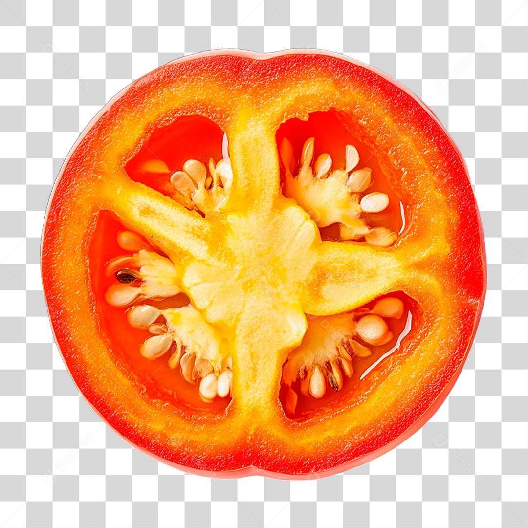 Pedaço de Tomate PNG Transparente
