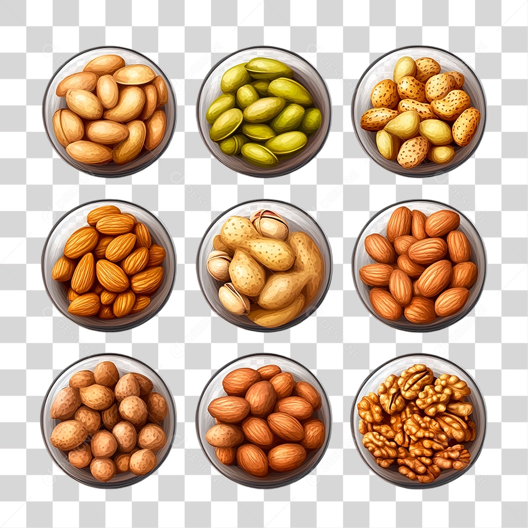 Nozes PNG Transparente