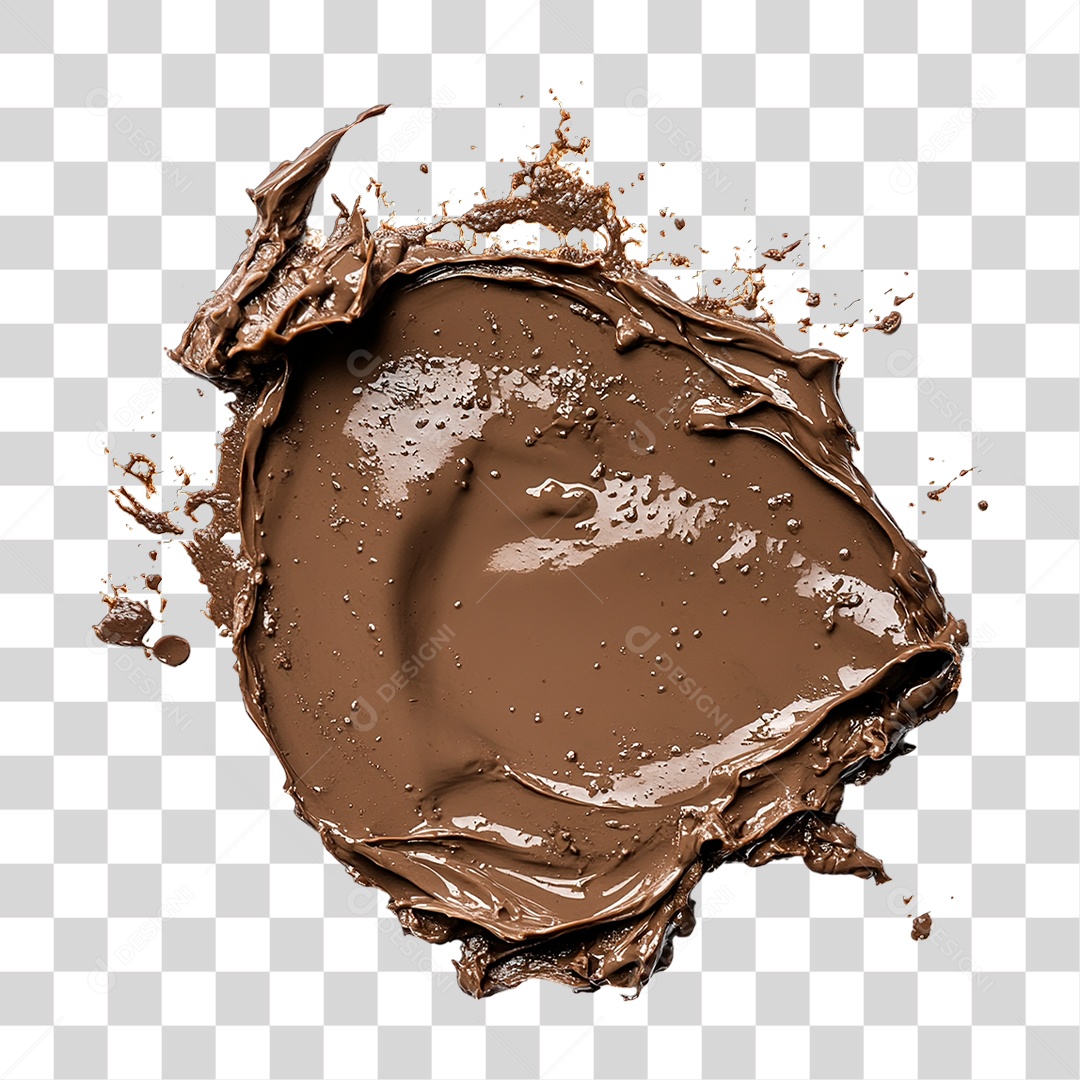 Chocolate Splash PNG Transparente