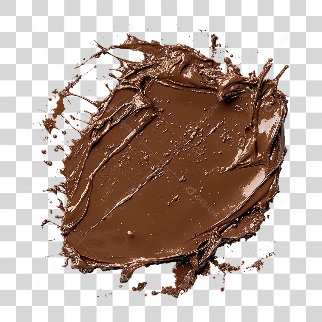 Chocolate Splash PNG Transparente